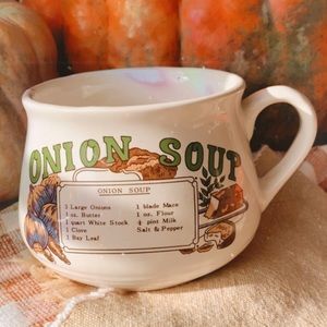 Vintage Onion Soup Recipe Mug 🧅